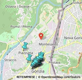 Mappa Via Enrico Rocca, 34170 Gorizia GO, Italia (1.2175)