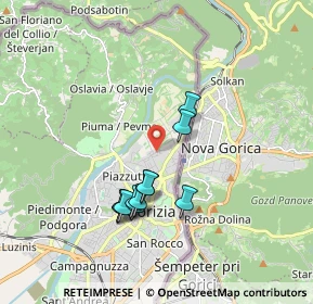 Mappa Via Enrico Rocca, 34170 Gorizia GO, Italia (1.57091)