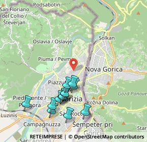 Mappa Via Enrico Rocca, 34170 Gorizia GO, Italia (2.06)