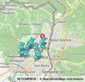 Mappa Via Enrico Rocca, 34170 Gorizia GO, Italia (1.6775)