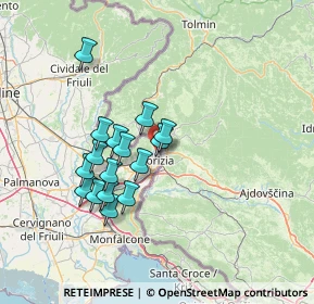 Mappa Via Enrico Rocca, 34170 Gorizia GO, Italia (11.99813)