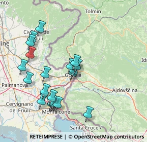 Mappa Via Enrico Rocca, 34170 Gorizia GO, Italia (15.3495)