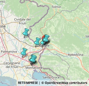 Mappa Via Enrico Rocca, 34170 Gorizia GO, Italia (9.93667)