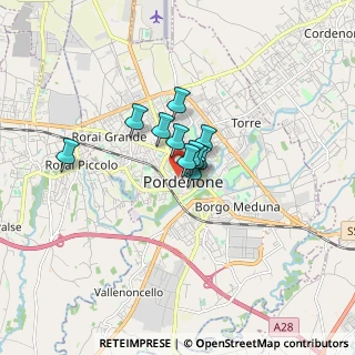 Mappa CAP, 33170 Pordenone PN, Italia (0.81545)