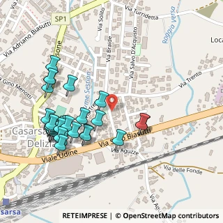 Mappa Via Trento, 33072 Casarsa della Delizia PN, Italia (0.25862)