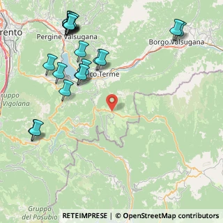 Mappa Località Passo Vezzena, 38056 Levico Terme TN, Italia (10.934)