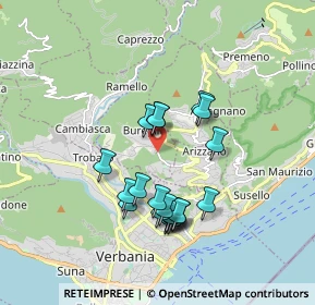 Mappa Via Faustino Donati, 28819 Arizzano VB, Italia (1.5485)