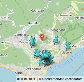 Mappa Via Faustino Donati, 28819 Arizzano VB, Italia (1.901)
