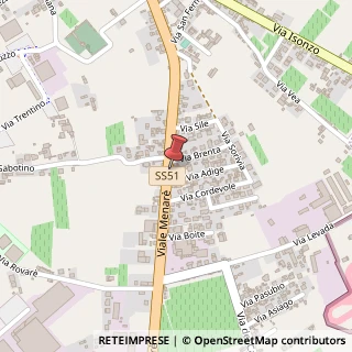 Mappa Via Menar?, 115, 31029 Vittorio Veneto, Treviso (Veneto)