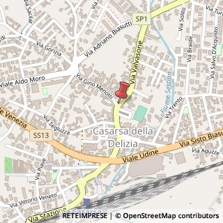 Mappa Via Valvasone, 2, 33072 Casarsa della Delizia, Pordenone (Friuli-Venezia Giulia)