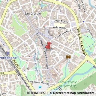 Mappa Corso Vittorio Emanuele II, 25/A, 33170 Pordenone, Pordenone (Friuli-Venezia Giulia)