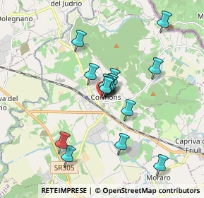 Mappa Viale Friuli, 34071 Cormons GO, Italia (1.44067)