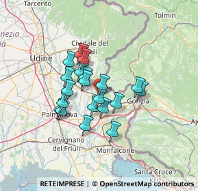 Mappa Viale Friuli, 34071 Cormons GO, Italia (9.816)