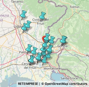 Mappa 34071 Cormons GO, Italia (12.296)