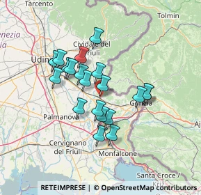 Mappa 34071 Cormons GO, Italia (10.9715)