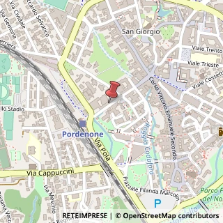 Mappa Via Giuseppe Mazzini, 54, 33170 Pordenone, Pordenone (Friuli-Venezia Giulia)