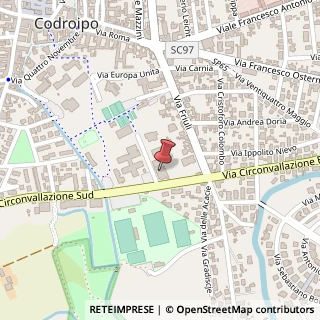 Mappa Via Invalidi del Lavoro, 10, 33033 Codroipo, Udine (Friuli-Venezia Giulia)