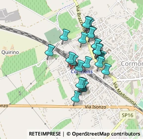 Mappa Via Filanda, 34071 Cormons GO, Italia (0.33462)