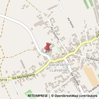 Mappa Via Pozzuolo, 24, 33050 Mortegliano, Udine (Friuli-Venezia Giulia)
