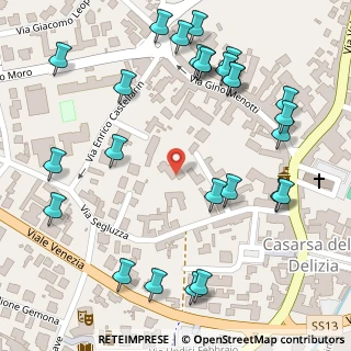 Mappa Via Segluzza, 33072 Casarsa della Delizia PN, Italia (0.16538)