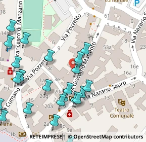 Mappa Via Matteotti, 34071 Cormons GO, Italia (0.075)