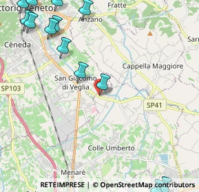 Mappa 31020 Colle Umberto TV, Italia (3.35133)