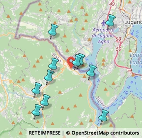 Mappa Via Raina, 21037 Lavena Ponte Tresa VA, Italia (3.87182)