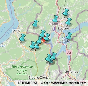 Mappa Via Raina, 21037 Lavena Ponte Tresa VA, Italia (6.274)