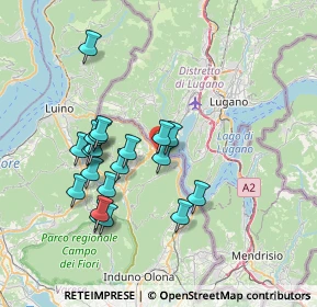 Mappa Via Raina, 21037 Lavena Ponte Tresa VA, Italia (6.6805)