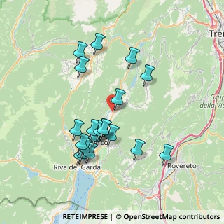 Mappa Via Giordano Bruno, 38074 Dro TN, Italia (7.113)