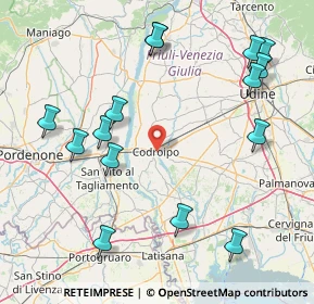 Mappa Via Friuli, 33033 Codroipo UD, Italia (19.21733)