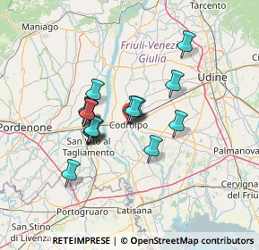 Mappa Via Friuli, 33033 Codroipo UD, Italia (10.16647)