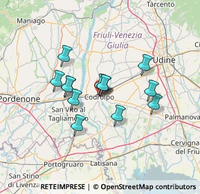 Mappa Via Friuli, 33033 Codroipo UD, Italia (10.17385)