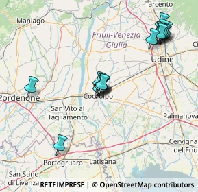 Mappa Via Friuli, 33033 Codroipo UD, Italia (15.75529)