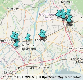 Mappa Via Friuli, 33033 Codroipo UD, Italia (17.27)