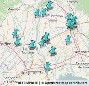 Mappa Via Friuli, 33033 Codroipo UD, Italia (15.446)