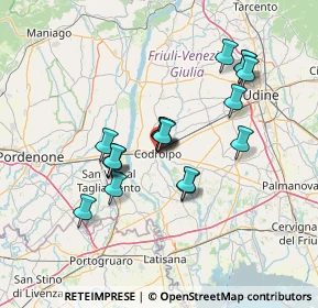 Mappa Via Friuli, 33033 Codroipo UD, Italia (11.78167)