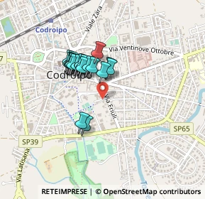 Mappa Via Friuli, 33033 Codroipo UD, Italia (0.324)