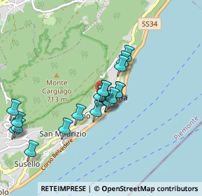 Mappa Via San Anna, 28823 Ghiffa VB, Italia (0.8465)