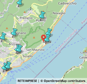 Mappa Via San Anna, 28823 Ghiffa VB, Italia (2.80909)