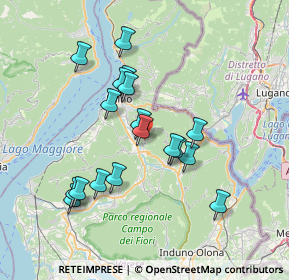 Mappa Via Belvedere, 21010 Montegrino Valtravaglia VA, Italia (6.55778)