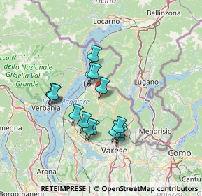 Mappa Via Belvedere, 21010 Montegrino Valtravaglia VA, Italia (11.89733)