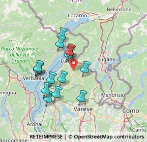 Mappa Via Belvedere, 21010 Montegrino Valtravaglia VA, Italia (11.874)