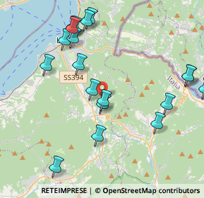 Mappa Via Belvedere, 21010 Montegrino Valtravaglia VA, Italia (4.721)