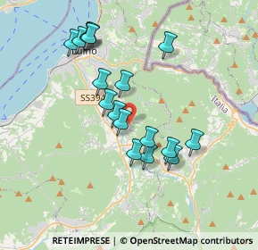 Mappa Via Belvedere, 21010 Montegrino Valtravaglia VA, Italia (3.32706)