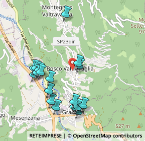 Mappa Via Belvedere, 21010 Montegrino Valtravaglia VA, Italia (0.9965)