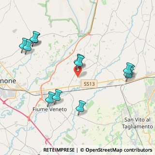 Mappa 33080 Zoppola PN, Italia (4.61083)