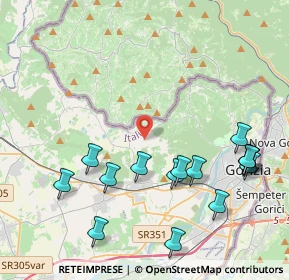 Mappa Unnamed Road, 34070 Mossa GO, Italia (4.714)