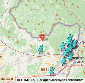 Mappa Unnamed Road, 34070 Mossa GO, Italia (5.09214)