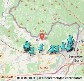 Mappa Unnamed Road, 34070 Mossa GO, Italia (4.145)